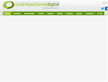 Tablet Screenshot of cuentasclarasdigital.com